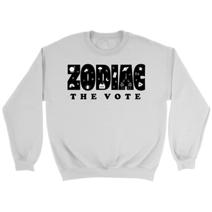 Zodiac The Vote Fleece Sweatshirt - 5 Colors Available (black print)