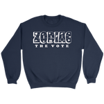 Load image into Gallery viewer, Zodiac The Vote Fleece Sweatshirt - 7 Colors Available (white print)
