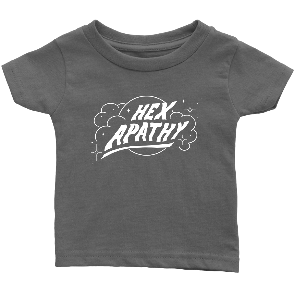 Hex Apathy Infant - 9 Colors Available (white print)