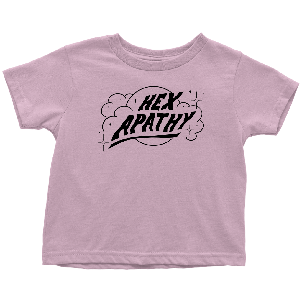 Hex Apathy Toddler - 10 Colors Available (black print)