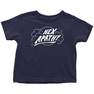 Hex Apathy Toddler - 10 Colors Available (white print)
