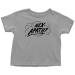 Load image into Gallery viewer, Hex Apathy Toddler - 10 Colors Available (black print)
