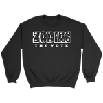 Load image into Gallery viewer, Zodiac The Vote Fleece Sweatshirt - 7 Colors Available (white print)
