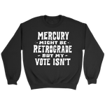 Load image into Gallery viewer, Mercury Retrograde Fleece Sweatshirt - 7 Colors Available (white print)
