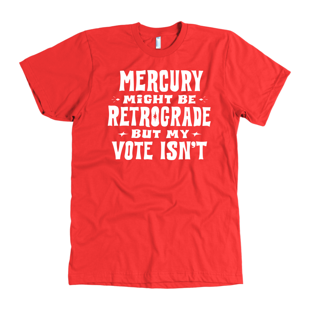 Mercury Retrograde - 7 Colors Available (white print)